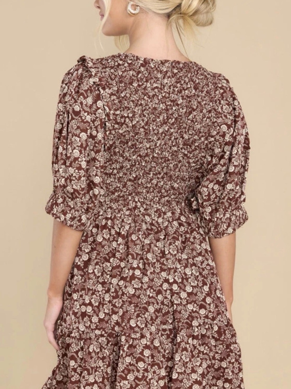 Sofie the Label The Madi Puff Sleeve Mini Dress, Size S - Picture 2 of 11